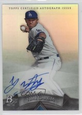 2014 Bowman Platinum Auto Prospects Yimi Garcia #AP-YG Auto 1c7