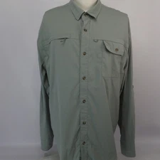 Duck Camp Wingshooting Shirt Men's 3X Large Grey Performance Hunting Long Sleeve