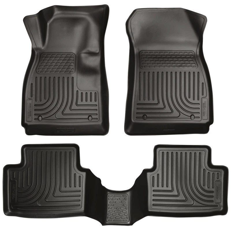 Combo revestimientos de piso Husky Liners 98751 WeatherBeater para Ford Fiesta Foto 2 de 4