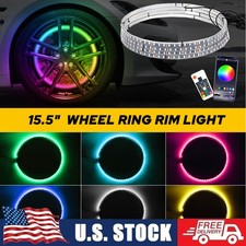 15.5 Rgbchasing Color Led Wheel Ring Rim Lights For Truck Car Set Wheel Light 15.5 Rgbchasing Color Led Wheel Ring Rim Lights For Truck Car Set Wheel Light