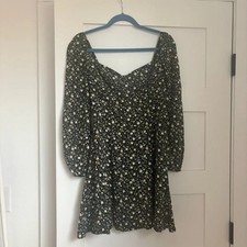 Reformation Mochi Floral Long Sleeve Mini Dress