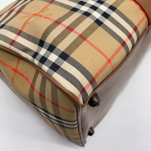 Authentic Burberry Nova Check Shadow Horse Boston Bag NS020346 - Picture 12 of 18