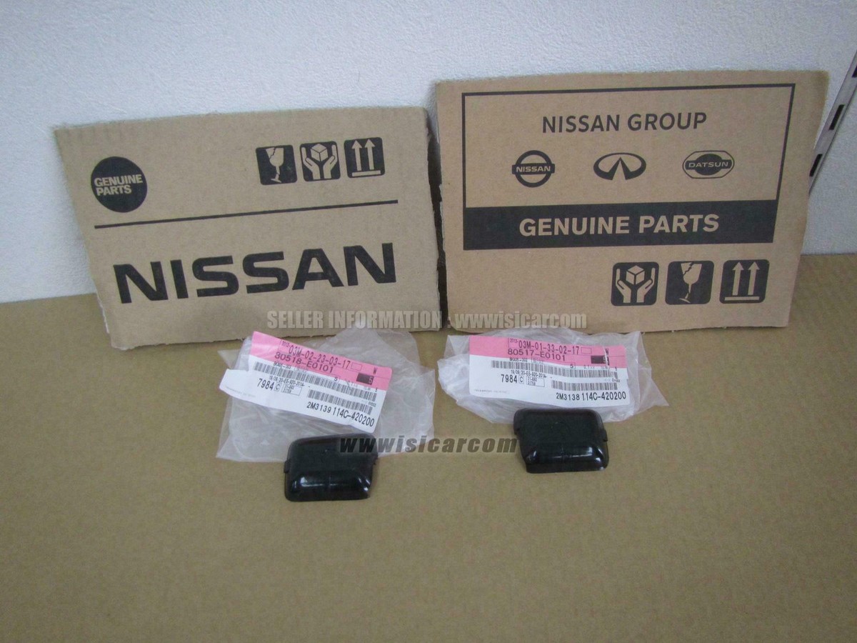 その他 D DATSUN 240Z 1970-1978 DOOR HANDLE ESCUTCHEON SET LH RH 80517-E0101