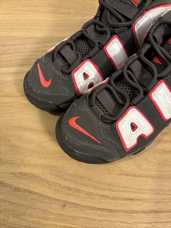 Nike Air More Uptempo Ash Siren Boys Size 2Y Athletic Shoe Sneakers