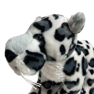 Ganz Webkinz Snow Leopard BeanbaG Plush Stuffed Animal Black