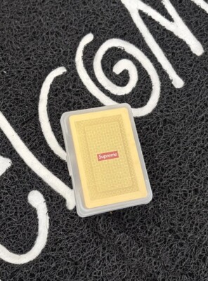 Supreme Gold Foil Playing Cards Brand New Reflective (Rare)
