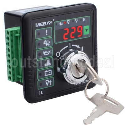 MEBAY DC10G Genset Controller Generator Controller Engine Manual Start Control-
