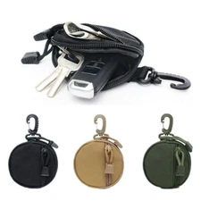 Tactical Key Bag Coin Purse Mini Molle Pouch Outdoor EDC Belt Waist Pack Holder