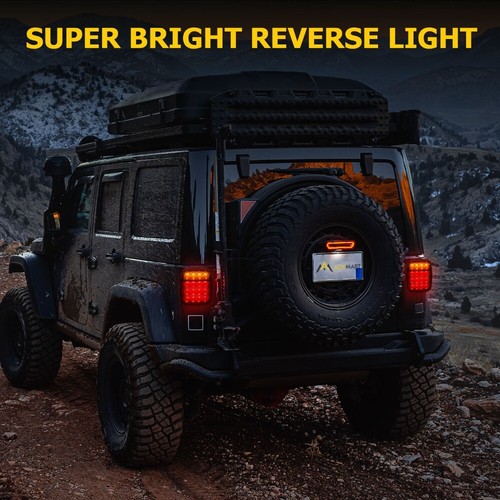 For Wrangler YJ TJ CJ Truck Trailer Van Boat 12V 16LEDs Reverse/Turn/Tail light - Picture 7 of 12