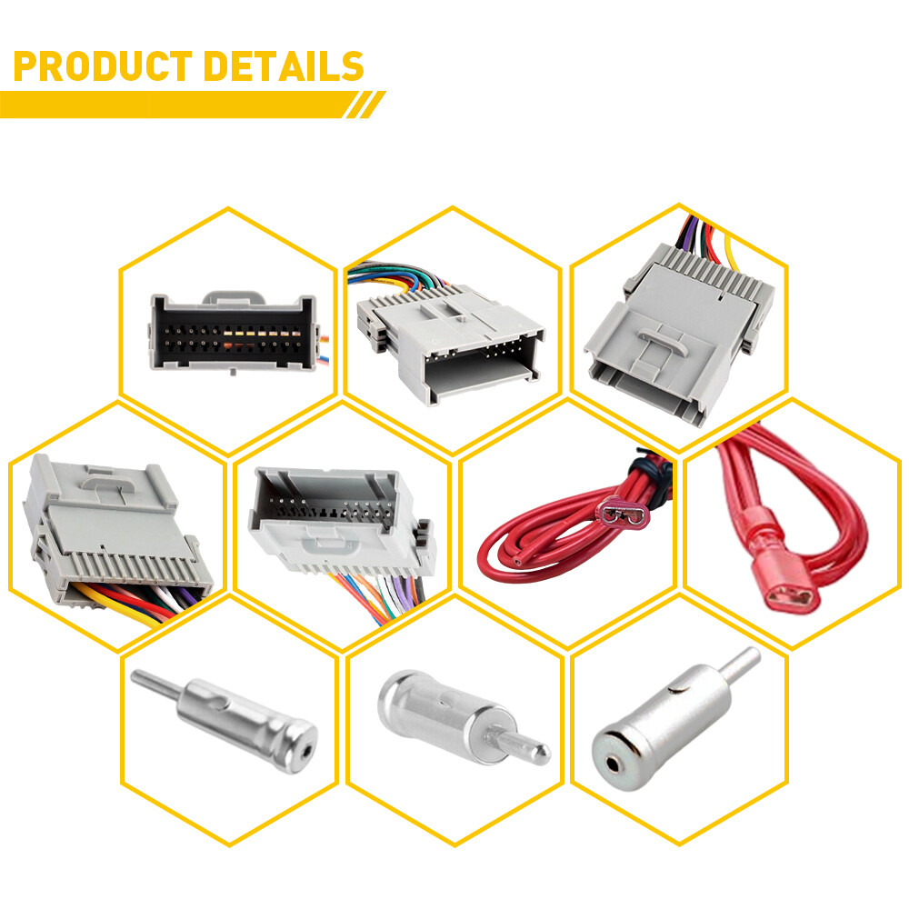 GSKIT793 Car Stereo Installation Kit For 2008-2016 Chevrolet Express Van - In Dash Mounting Kit Wire Harness Antenna Adapter Double Single Din Radio Receivers - Foto 3