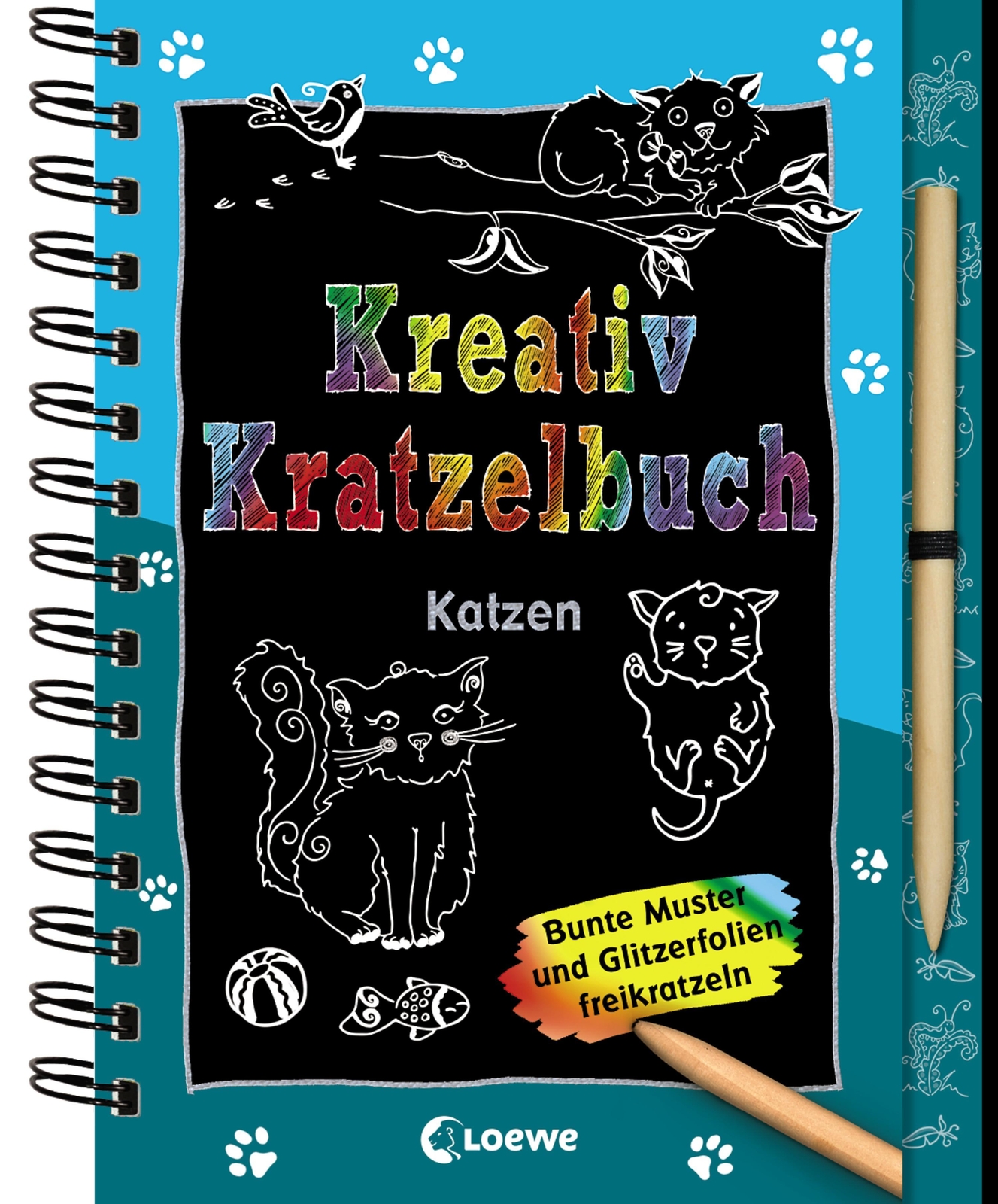 Kreativ-kratzelbuch: Katzen Miriam Koch