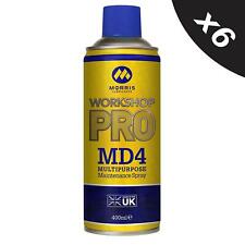 6x MORRIS 400ml High Performance Professional Multipurpose Maintenance Spray MD4 17.08 per litre