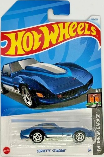 HOT Wheels Corvette Stingray BLU