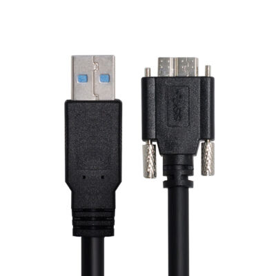 USB 3.0 A type Cable Male to Micro USB 3.0 B Male with Mount Panel Screws