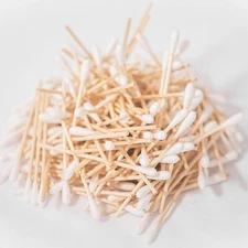 2000Pcs JMU Cotton Tipped Applicators Wooden Handle Medical Sticks 3 " Q-Tips