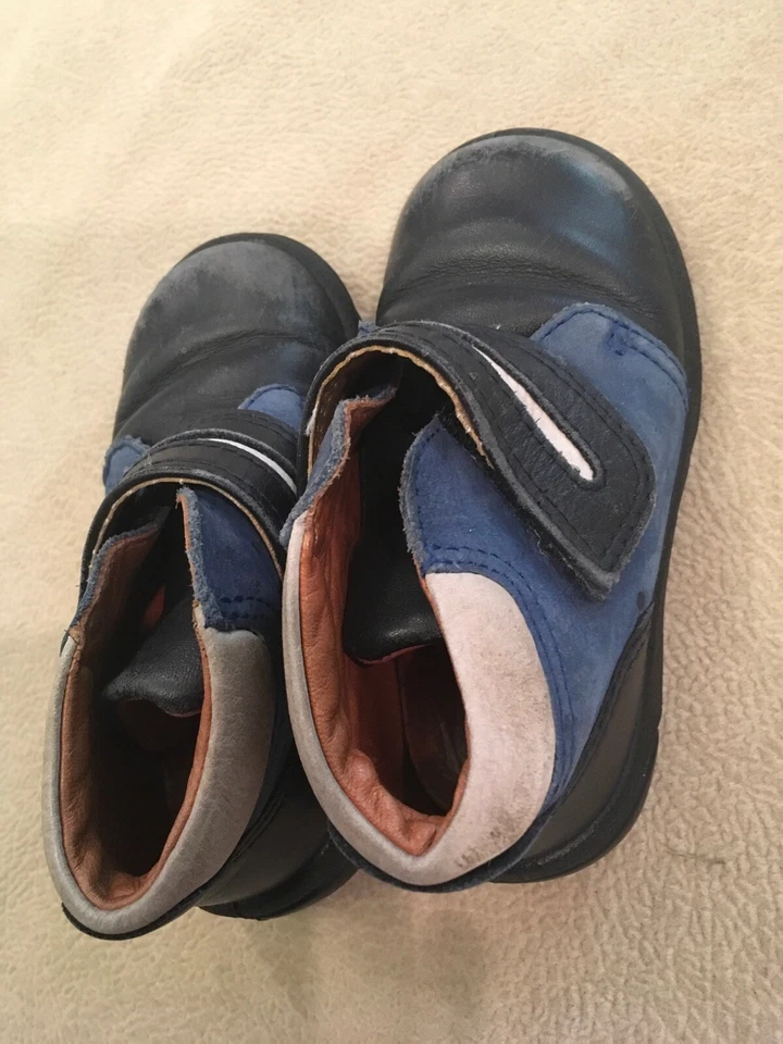 Zapatillas altas Ecco 21 bebés niños estado de juego azules Foto 2 de 4