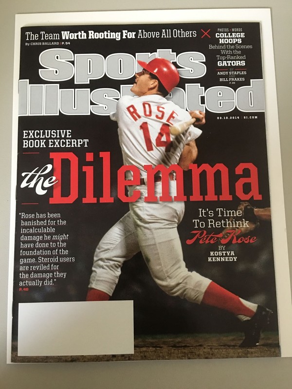 Sports Illustrated 3/10/2014 The Dilemma NM Near Mint Pete Rose