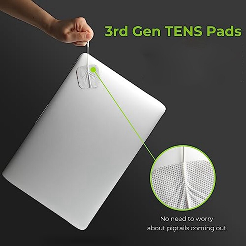 36 Packs 2 Sizes Electrodes for TENS Unit Reusable TENS Pads (2mm5137