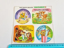 STICKER MENTADENT TOOTHPASTE STICKER STICKER 80s ORIGINAL