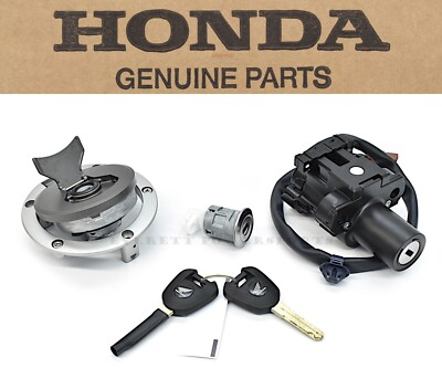 #ad Ignition Switch Lock Set CBR650 F FA 14 16 Genuine Honda Gas Fuel Cap #F278 $335.79