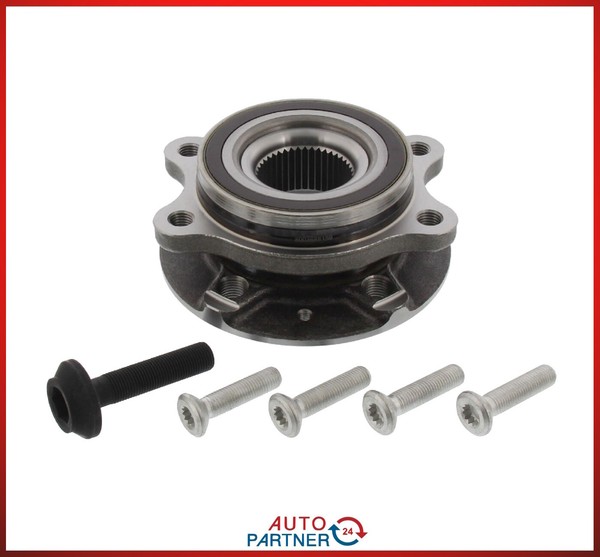RADLAGER-SATZ+RADNABE Vorne FÜR Audi A4 B8 A5 A6 A7 (4G,C7) A8 Q5 (8R) + Quattro-image