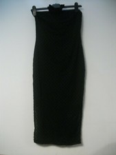 Missguided Neck Band Grid Mesh Dress UK 12 JS002 DD 08