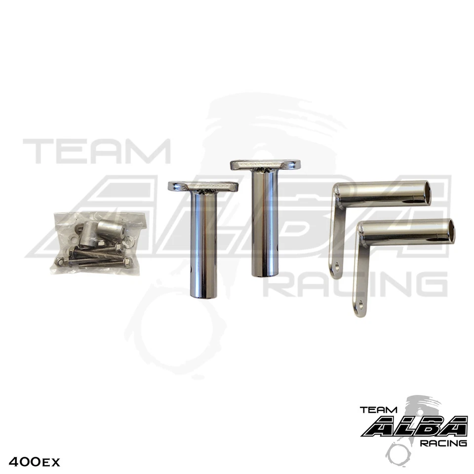 Barras Nerf Honda TRX 400EX Pro Peg Alba Racing plateado negro 211 T7 SB Foto 3 de 4