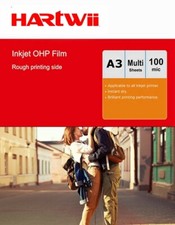 A3 Inkjet OHP Film Overhead Projector Film  with White Strip 420x297mm Hartwii