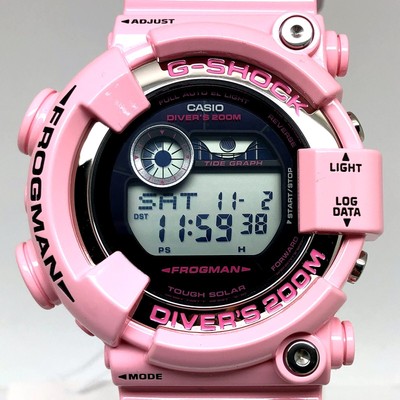 G-SHOCK Frogman GF-8250K-4 Tough Solar Pink Watch, Used, Complete  
