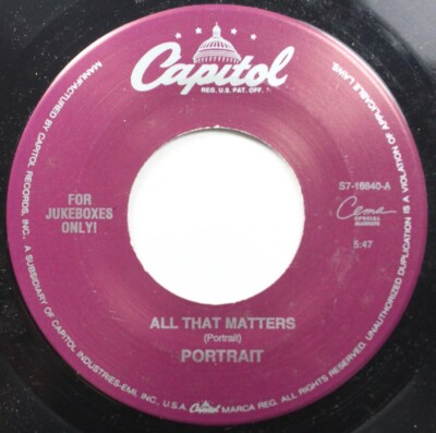 Portrait - All That Matters レコード 【公式通販】