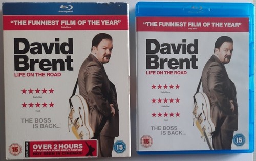 DAVID BRENT - LIFE ON THE ROAD - RICKY GERVAIS - REG B BLU RAY WITH SLIP COVER - Picture 3 of 6