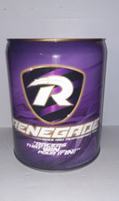 Renegade Race and Performance Fuel 5 Gallon Round Metal Gas Can Man Cave Garage