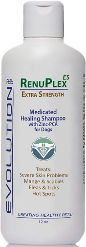 Medicated Dog Mange Shampoo. Extra Strength Mange Shampoo for Dogs Eliminates Ma