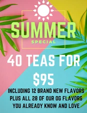 Loaded Caffeinated and Sugar Free TEA Mixes FREE SHIPPING 40 $95