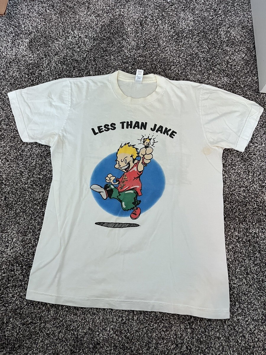 Vintage 90s Less than Jake Ska Pop Punk band tshirt Size Small | eBay