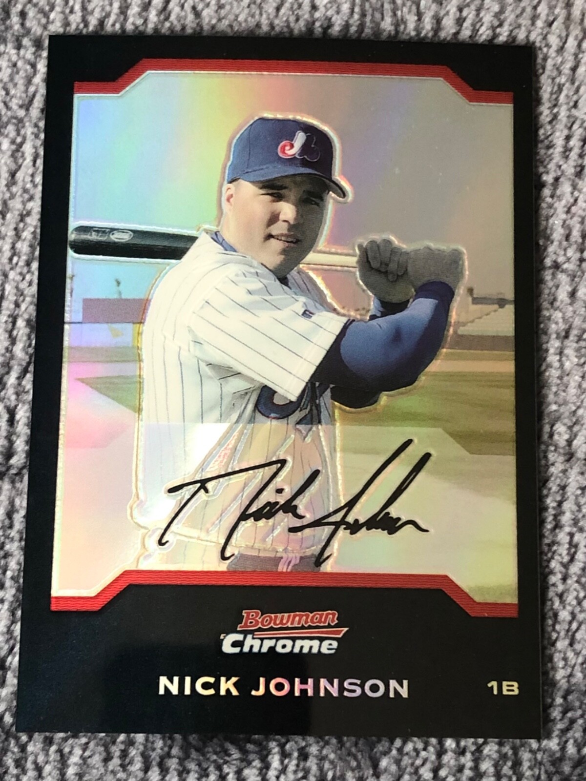 2004 (EXPOS) Bowman Chrome Refractors #49 Nick Johnson