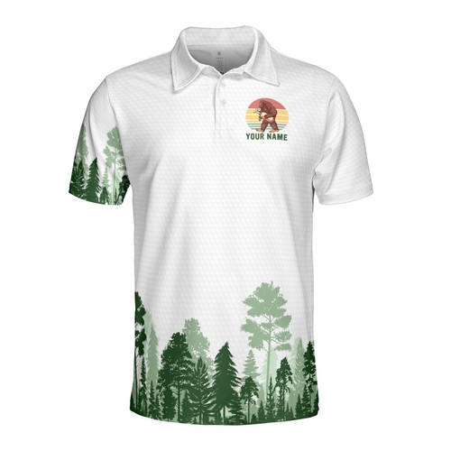 Nombre personalizado Golf Bigfoot algunas están buscando pelotas de golf polo para hombre S-5XL - Imagen 3 de 5