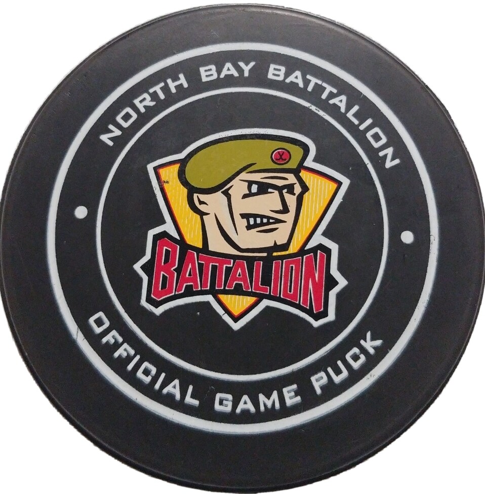 BRAMPTON BATTALION OHL OFFICIAL GAME PUCK LINDSAY MFG. MADE IN CANADA 🇨🇦  | eBay