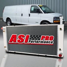 3Row Aluminum Radiator for 04~16 06 Chevy Express GMC Savana 2500 3500 4.8, 6.0L