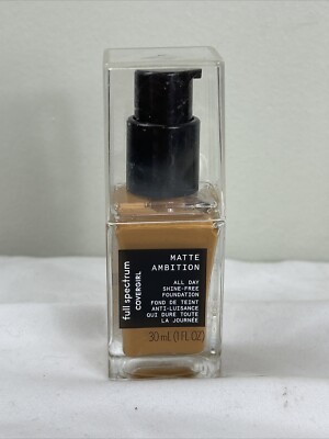 CoverGirl Liquid Foundation Matte Ambition Full Spectrum FS 325 Tan Golden 2 New