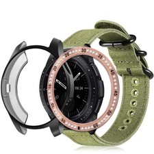 TPU Watch Case Diamond Bezel Ring Cover f Samsung Galaxy Watch 42mm SM-R810N USA