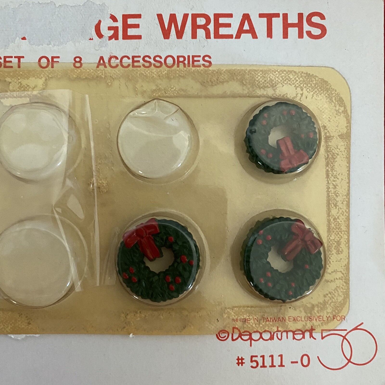 Dept 56 REPLACEMENT PARTS Town Clock Banner Figures Skater Realtor Signs (12)