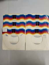 45 RPM 7" RECORD SLEEVES CO. SLEEVE 6 PACK SEE PHOTOS - Kirshner SLV42