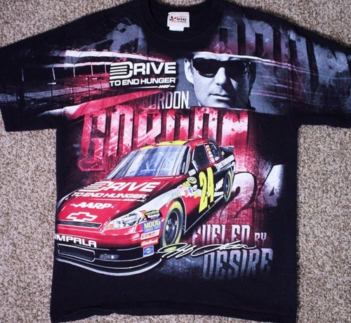 2011 NASCAR ALL OVER PRINT T-Shirt JEFF 