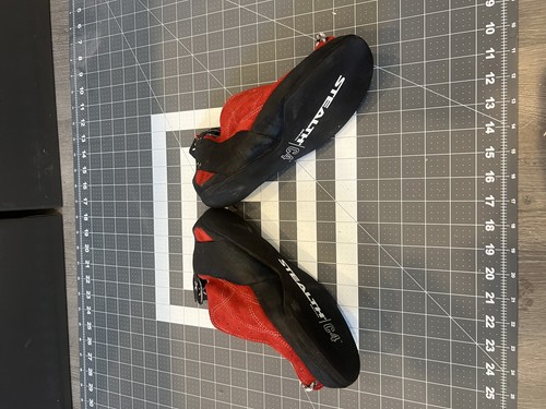 5.10 FIVE TEN COYOTE RED CLIMBING SHOES C4 STEALTH Rubber Made in USA MEN'S 10.0 - Picture 5 of 6