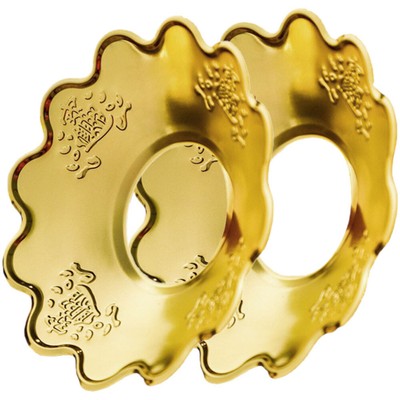  2pcs Buddha Weihrauch Brenner Deckung Metall Weihrauch Ascheschalen Weihrauch