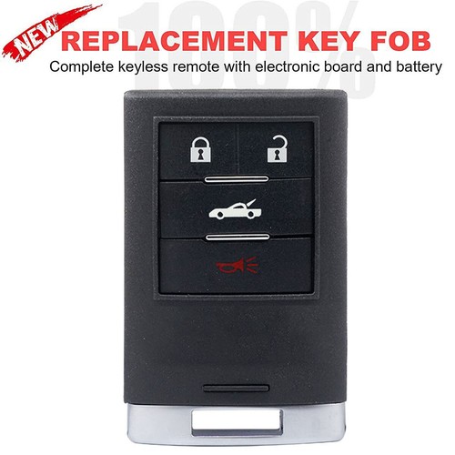 Replacement Smart Remote Key Fob For Chevrolet Corvette (2005-2013) – Part #M3N5WY7777A