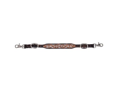 Circle Y Wither Strap Glitters In Motion Buckle Brown 1029-45-SV