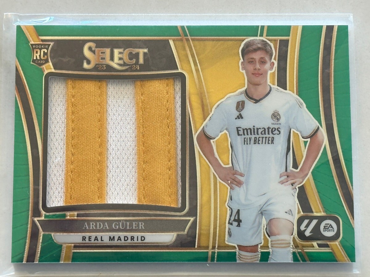 2023-24 Panini La Liga Select Arda Guler Green Patch Rookie Card 2 