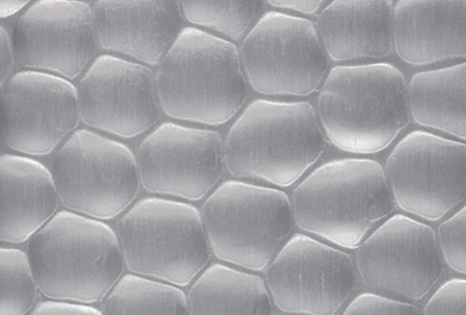 Alberts Strukturblech gehämmert ALU blank 120x1000x0,5 Alberts Aluminium NEU